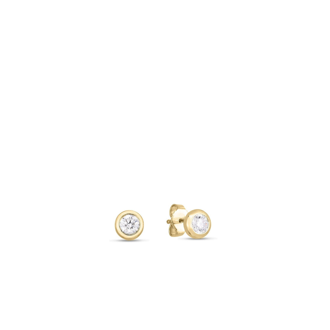 Tiny Treasures Bezel Stud Earrings