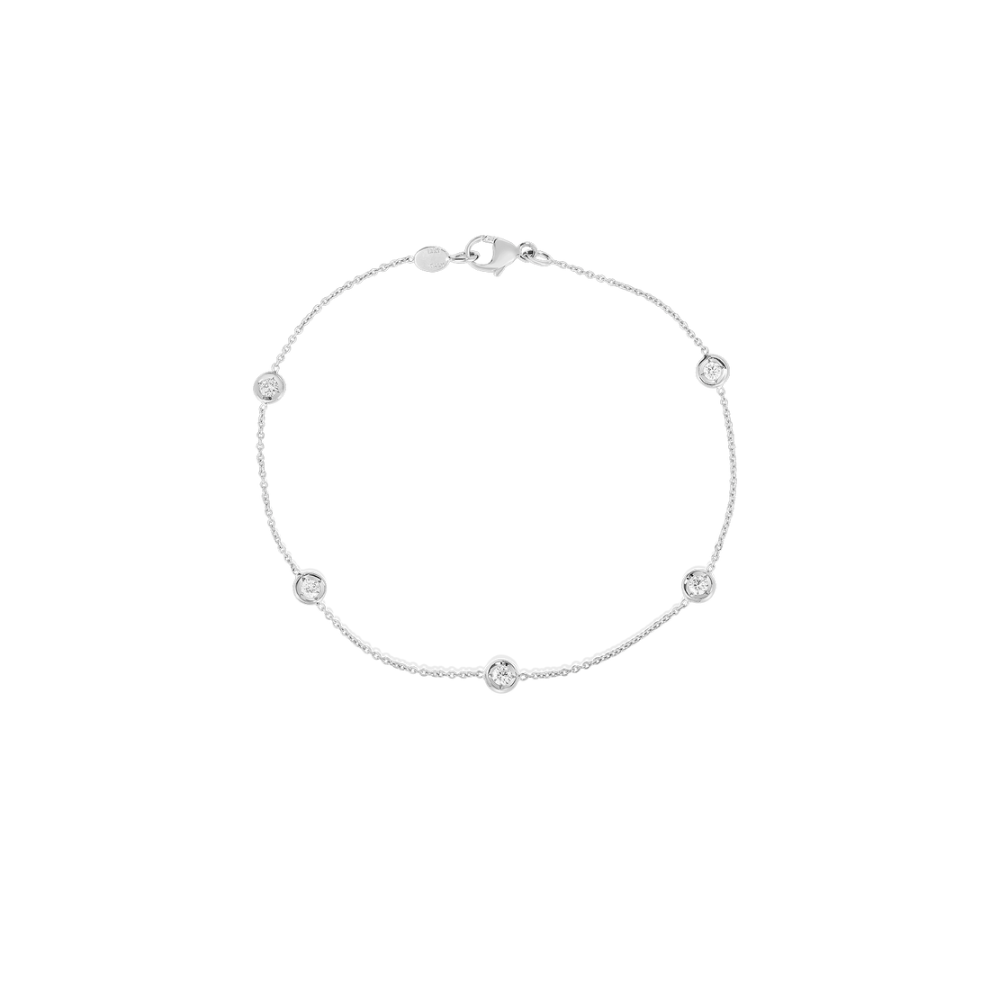 Diamonds By the Inch Five Station Bracelet