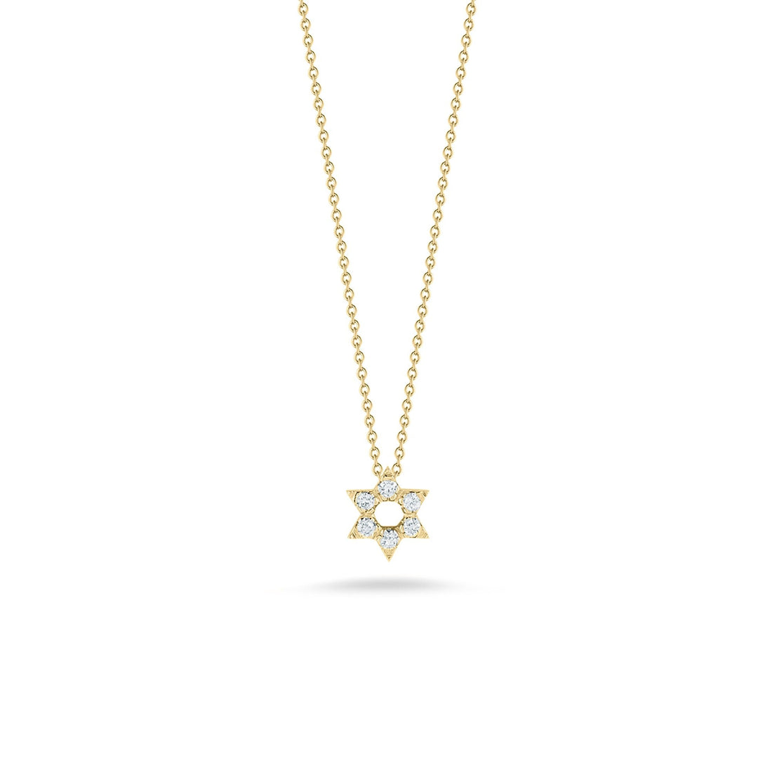 Tiny Treasures Diamond Star of David Necklace