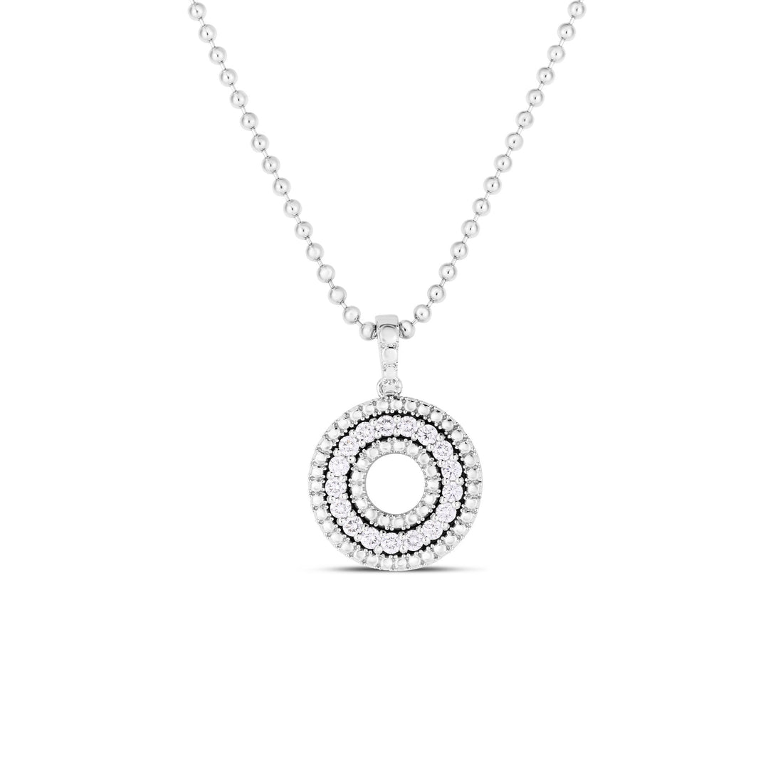 Siena Medium Diamond Circle Necklace