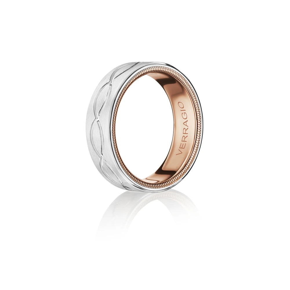 Vw 7013 14K Two Tone White Gold Rose Gold