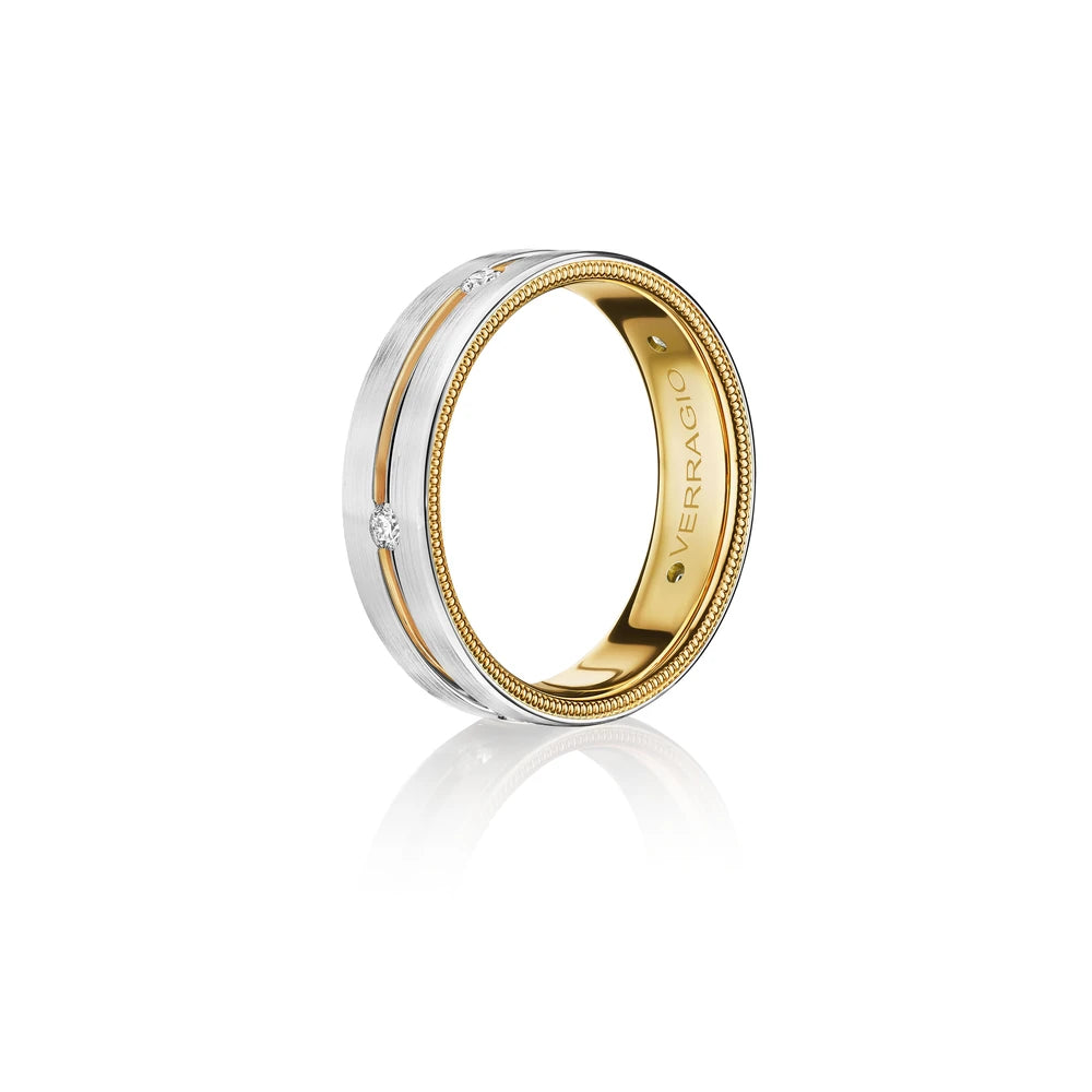Vwd 6921 14K Two Tone White Gold Yellow Gold