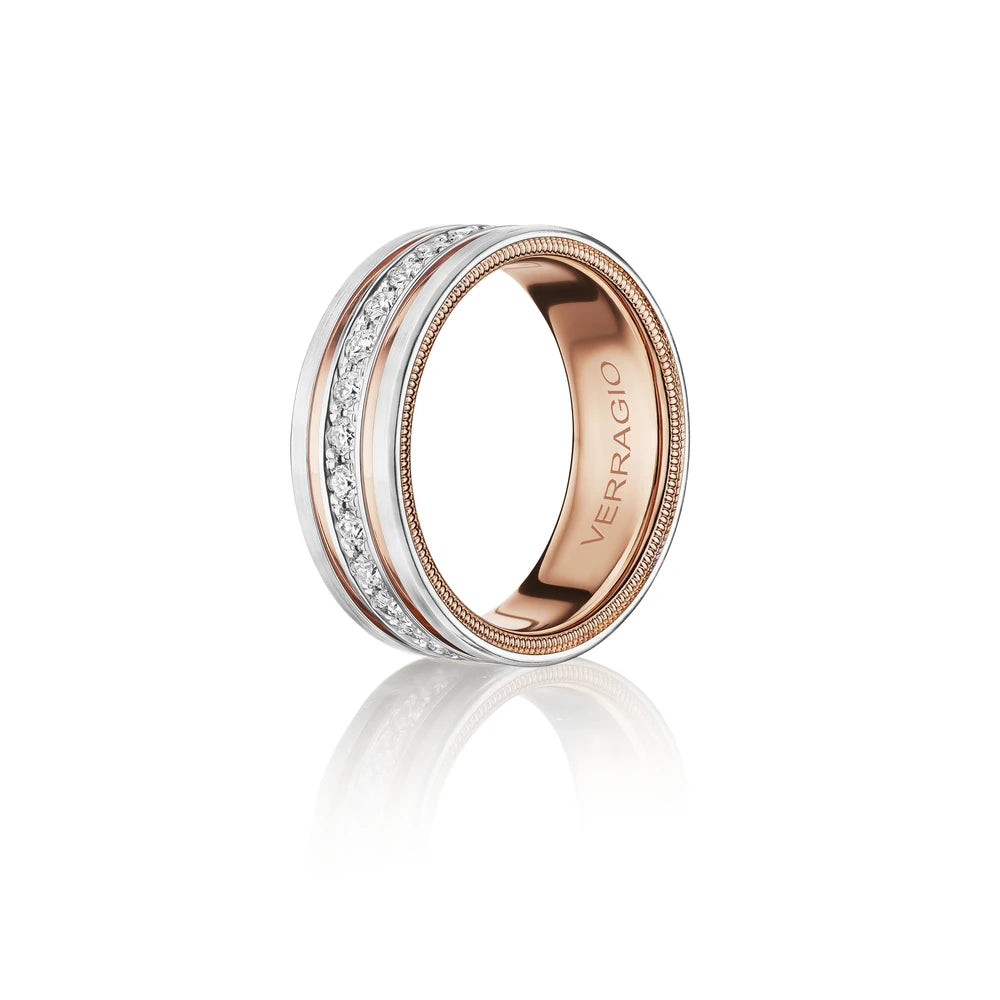 VWD-8910-14K Two Tone - White/Rose Gold