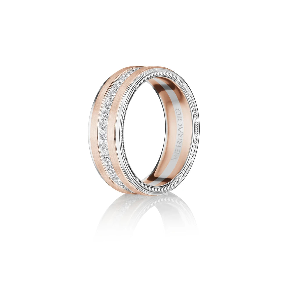 VWD-8914-14K Two Tone - Rose/White Gold