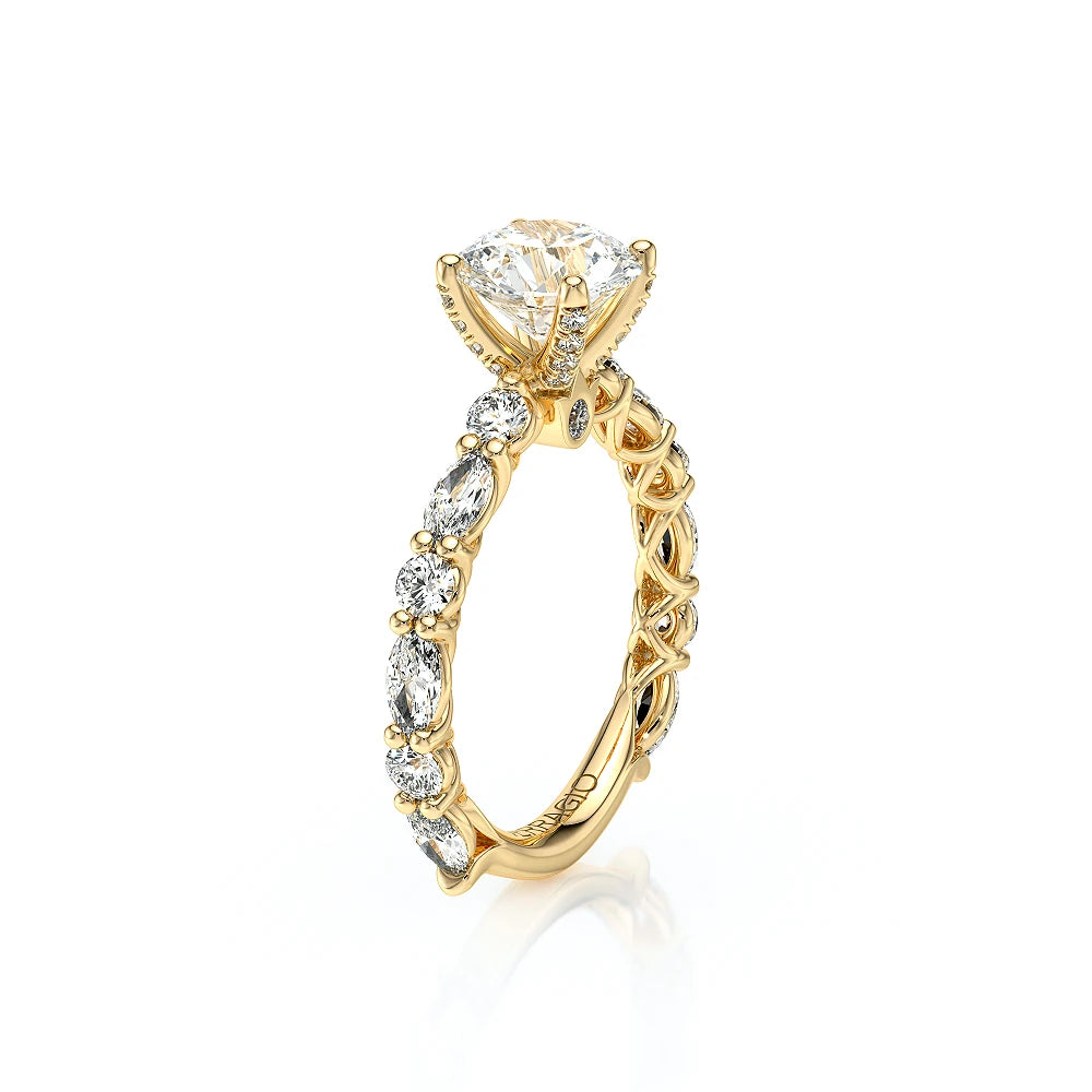 Lumino 806Rd4 5X25 18K Yellow Gold Round