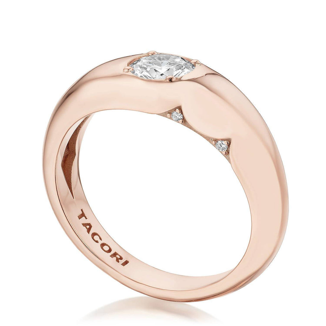 Domed Diamond Ring - 0.52ct