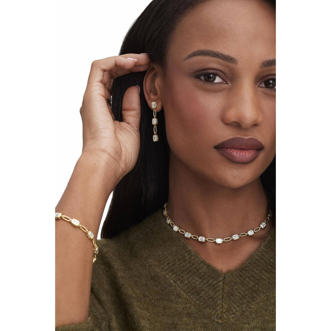 Lab Grown Diamond Drop Earring