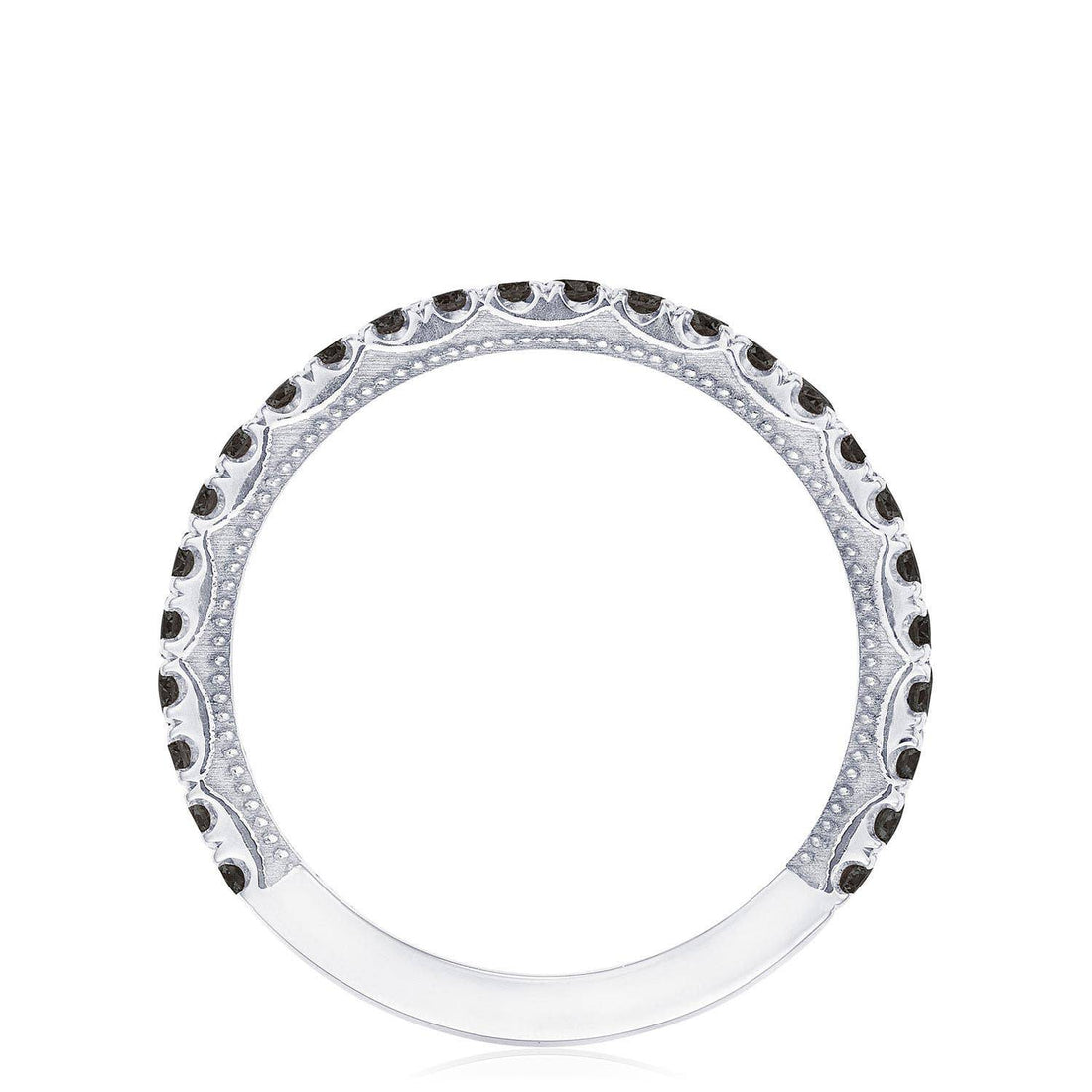 String of Black Diamonds Ring