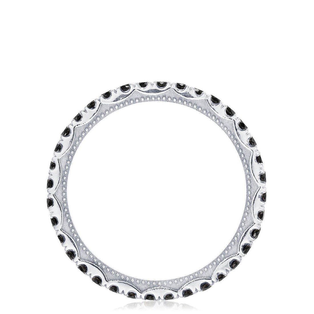 String of Black Diamonds Ring