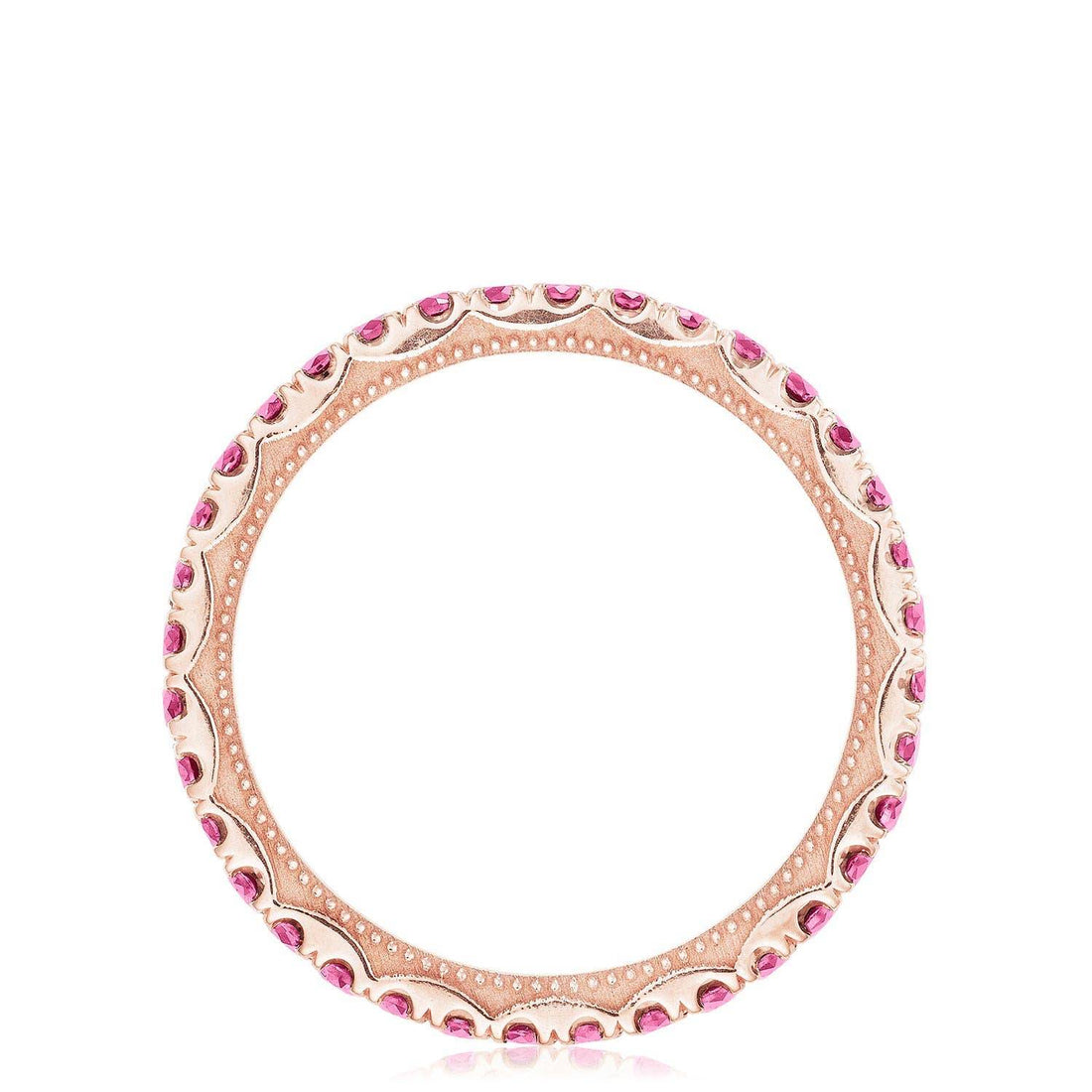String of Pink Sapphires Ring