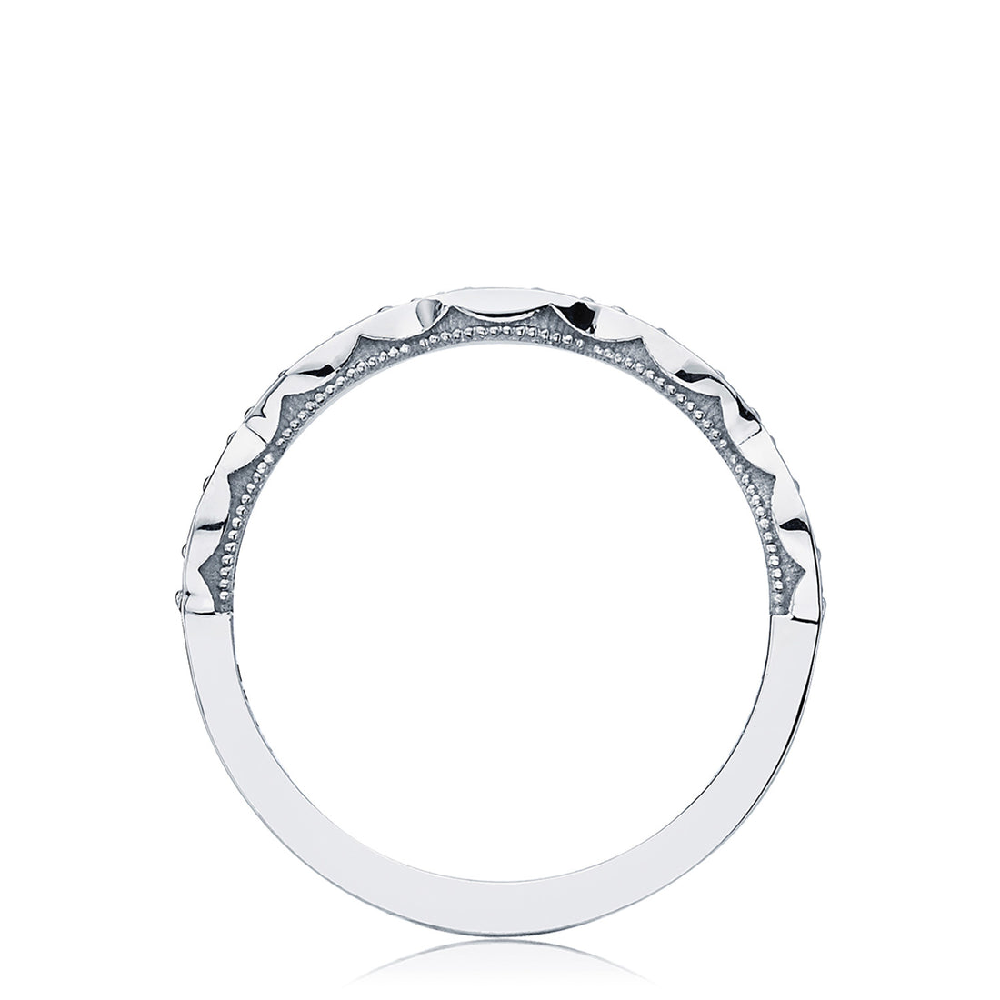 Marquise Design Wedding Band - 2.5mm