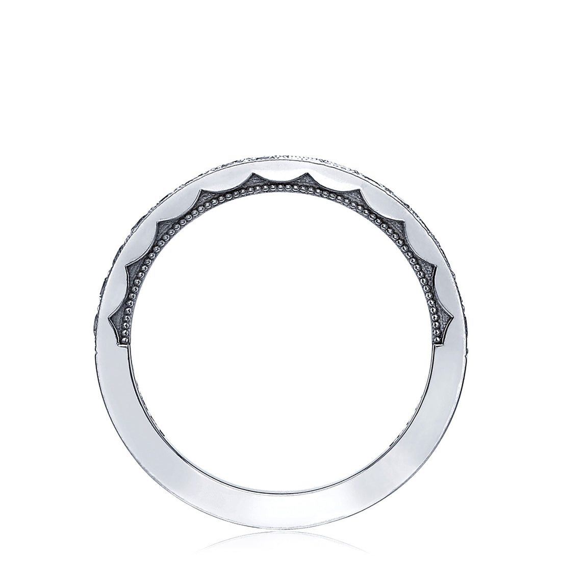 Pavé Diamond Wedding Band - 2.5mm