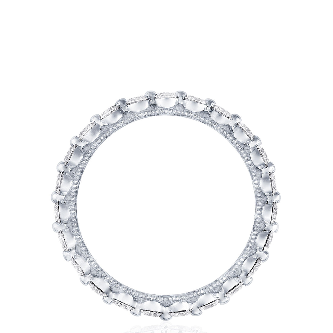 Round Diamond Wedding Band, 2.50mm