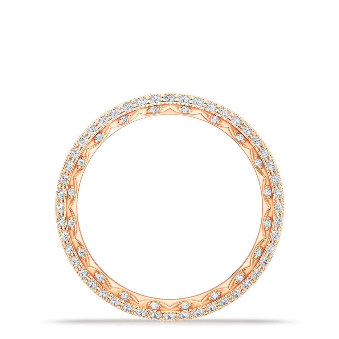 Knife Edge Wedding Band