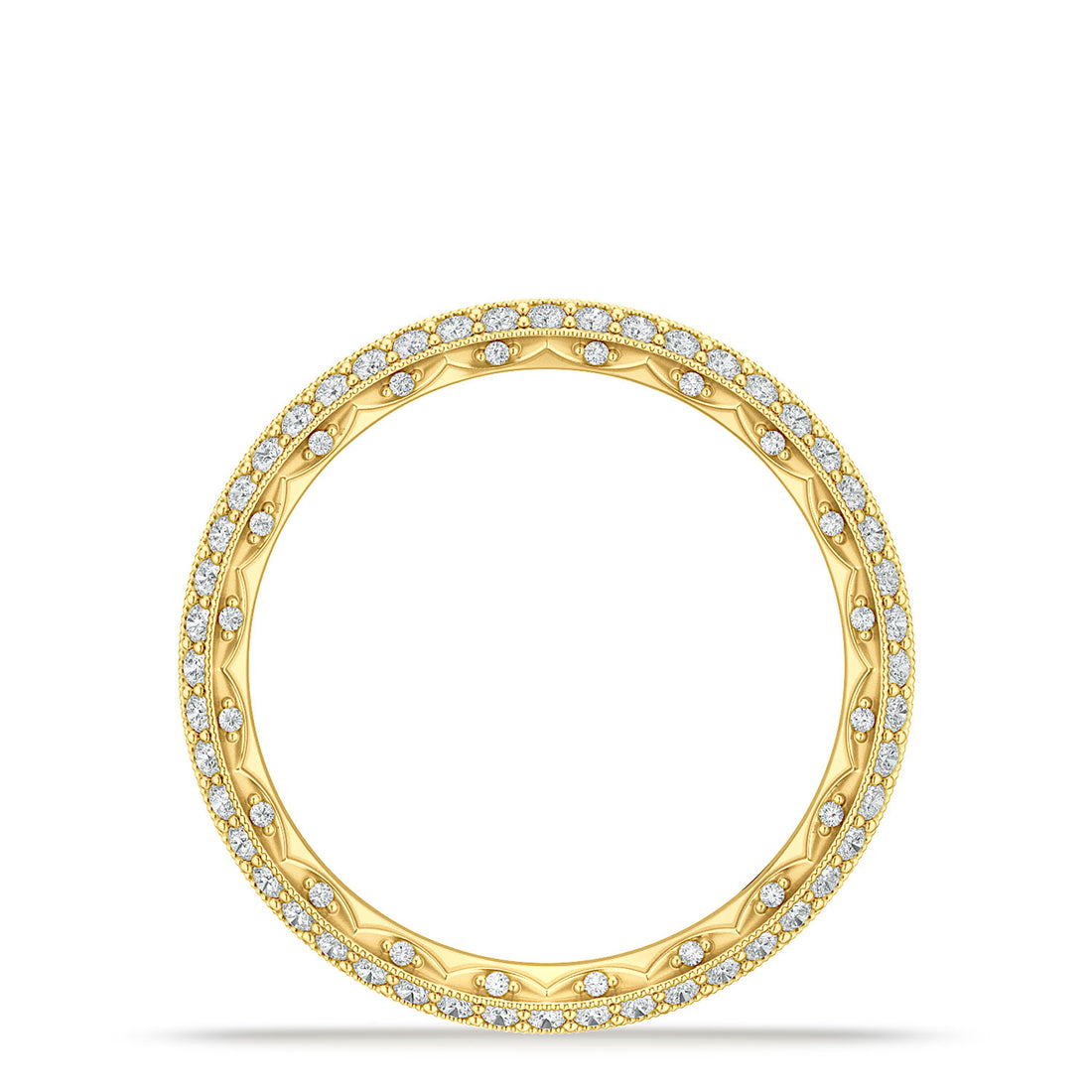 Knife Edge Wedding Band