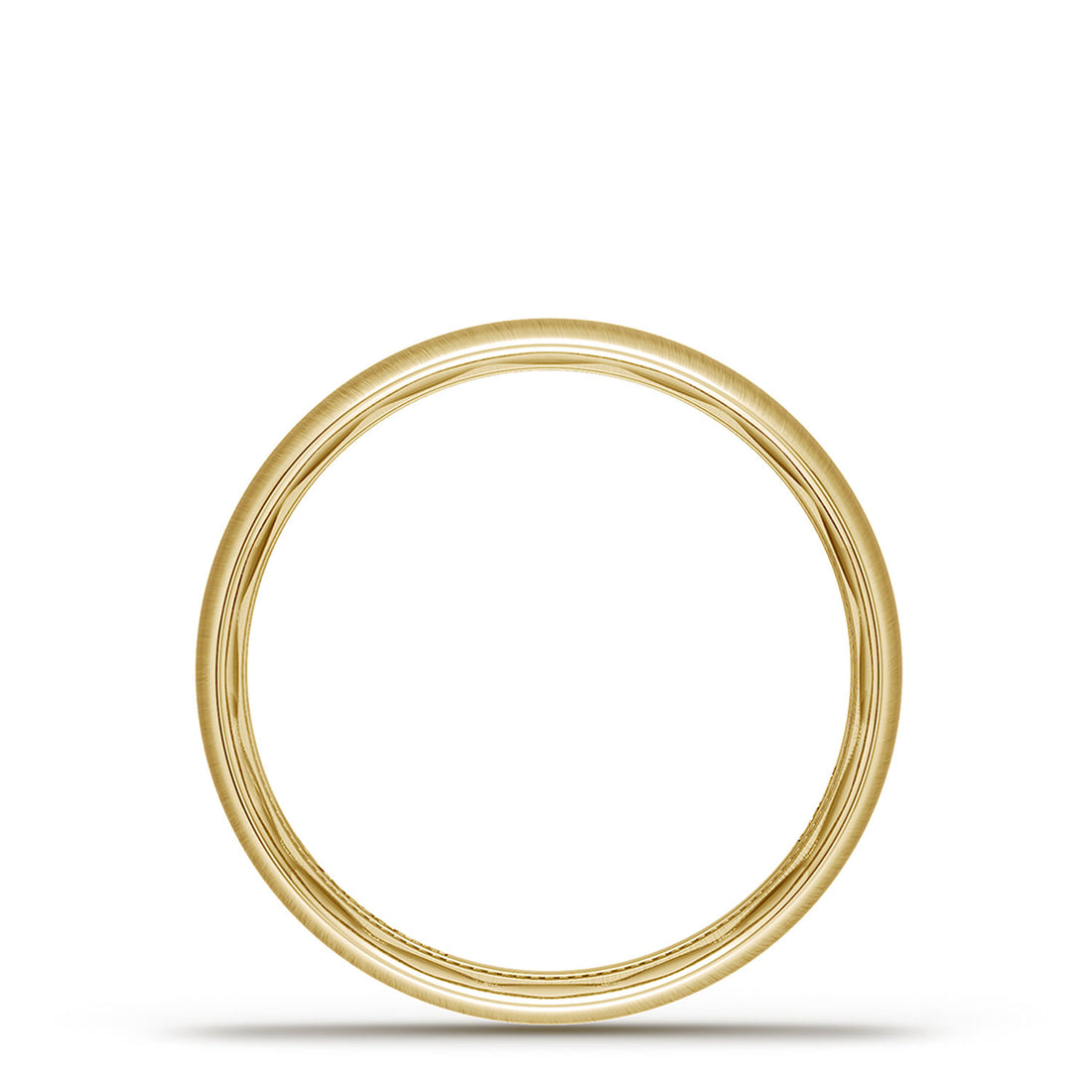 Classic Rounded in Satin Finish Wedding Band