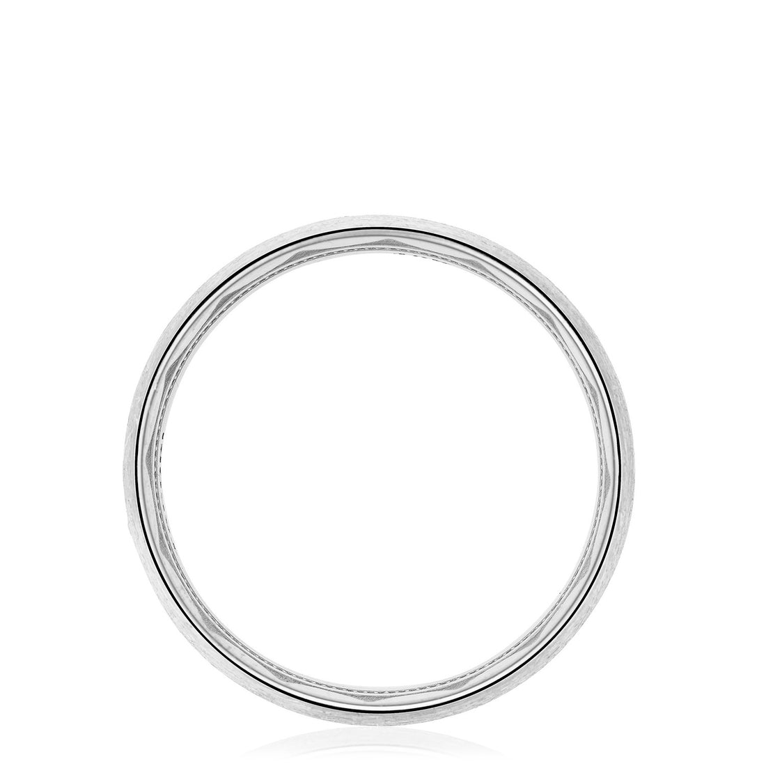 Classic Rounded in Brushed Finish Wedding Band