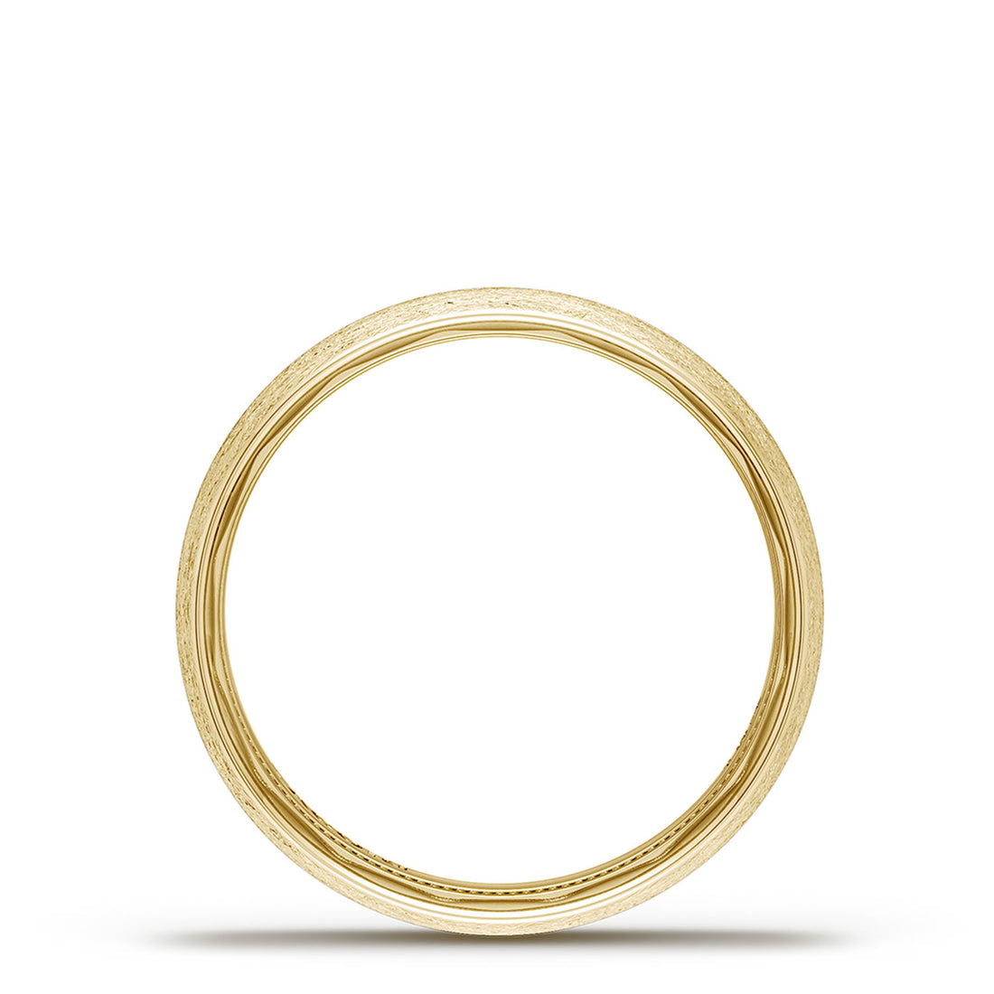 Classic Rounded in Brushed Finish Wedding Band