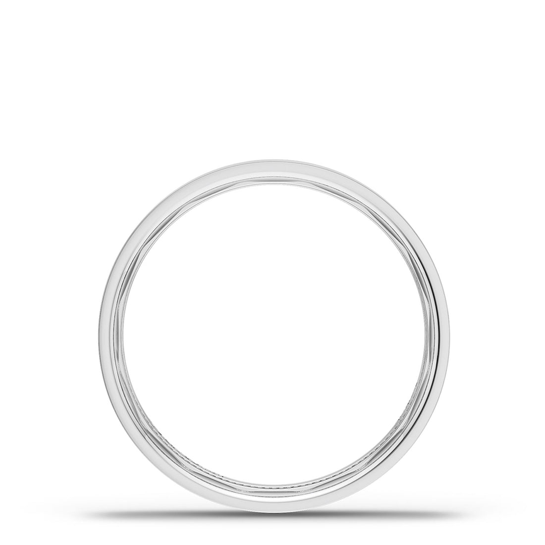 Classic Flat in High Polish Finish Wedding Band