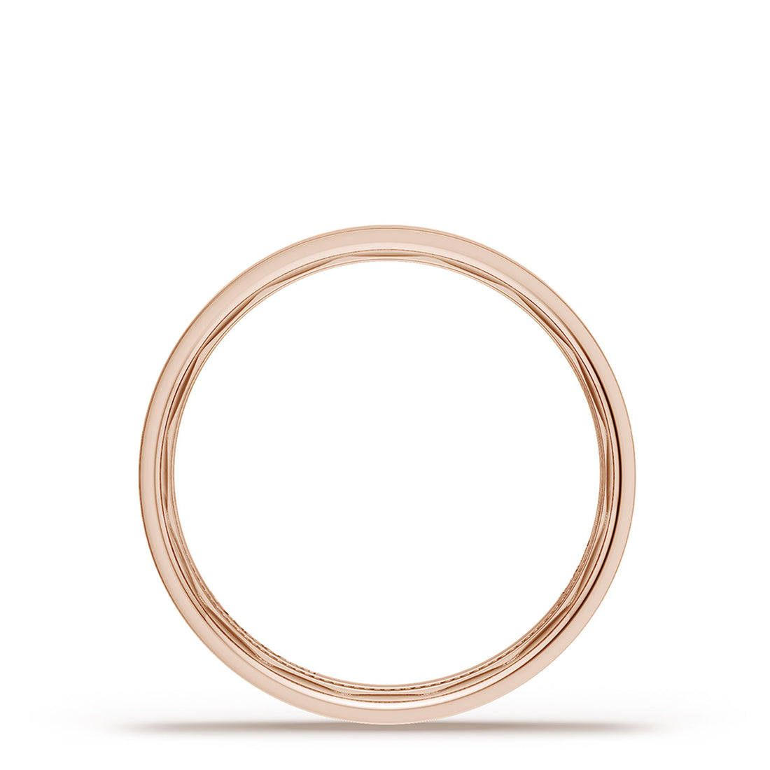 Classic Flat in High Polish Finish Wedding Band