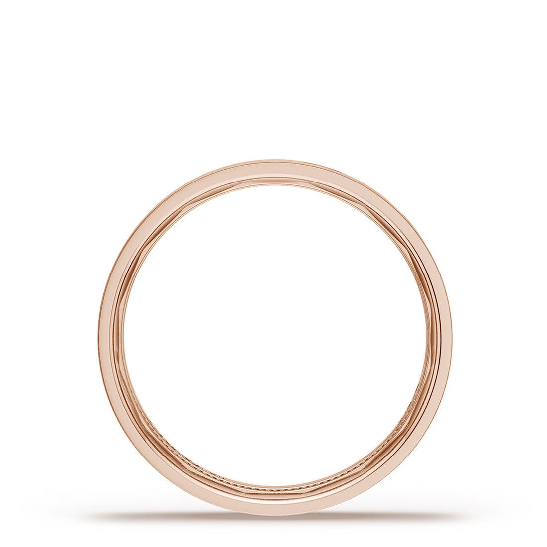 Classic Flat in High Polish Finish Wedding Band
