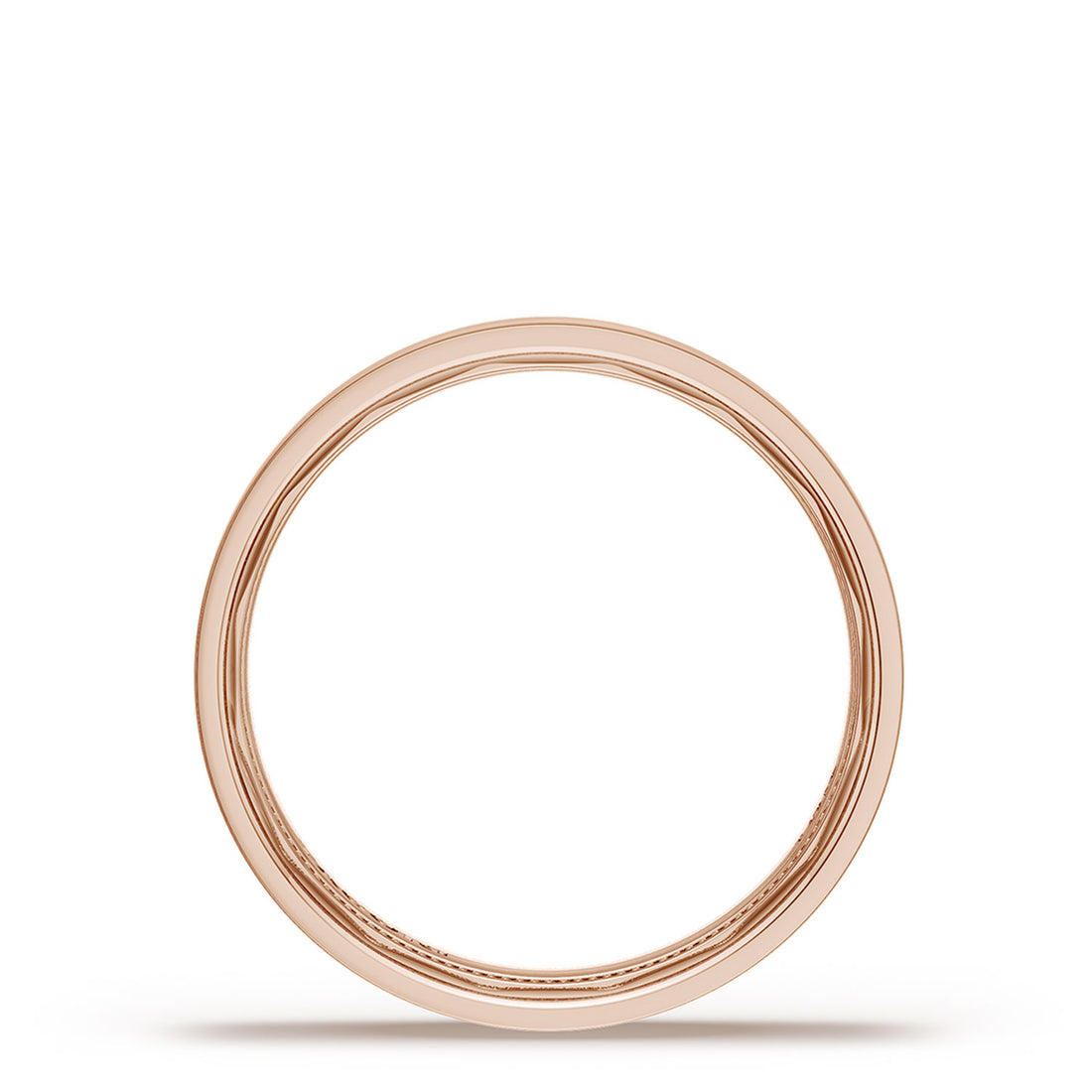 Classic Flat in High Polish Finish Wedding Band
