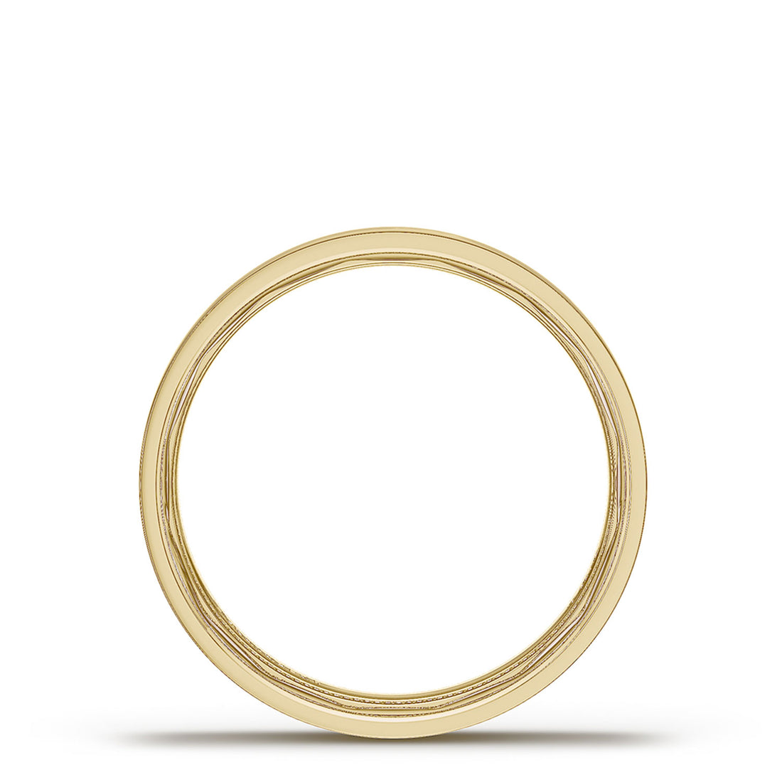 Classic Flat in High Polish Finish Wedding Band