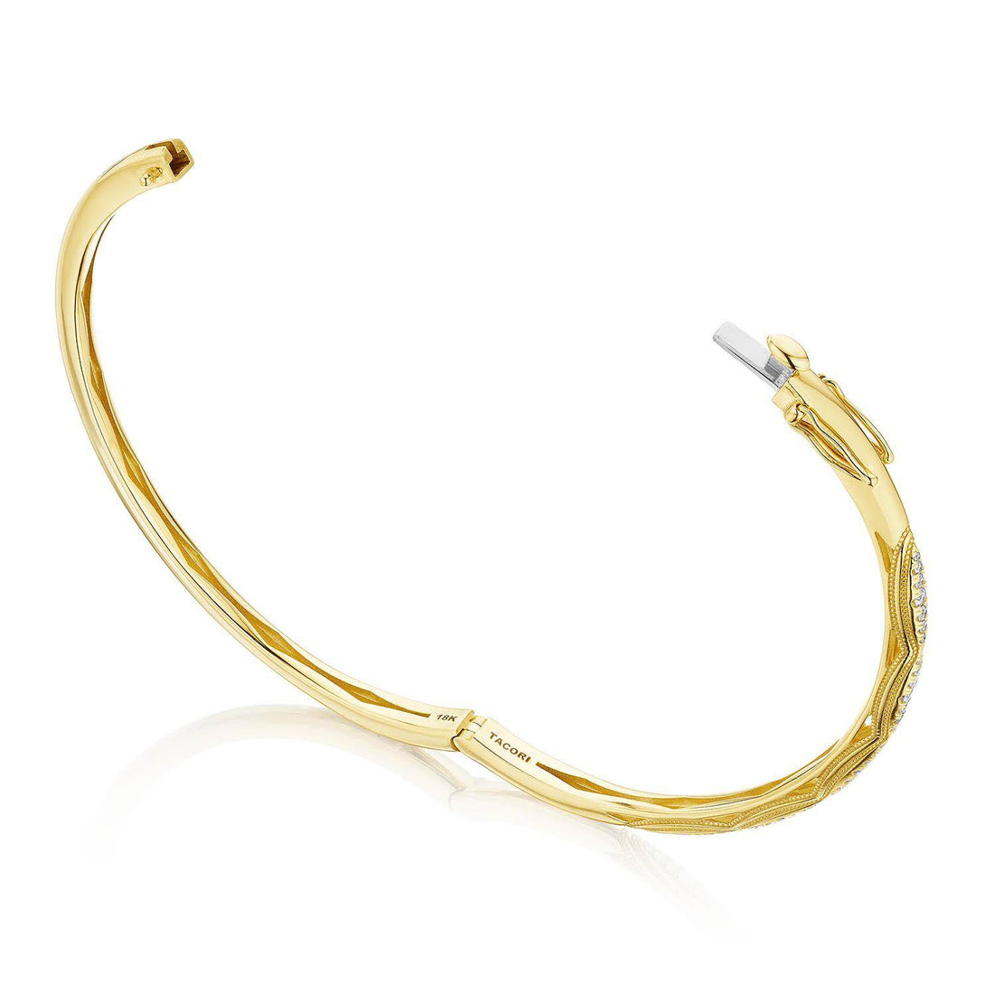 Bangle, Single Row Diamond, 3mm