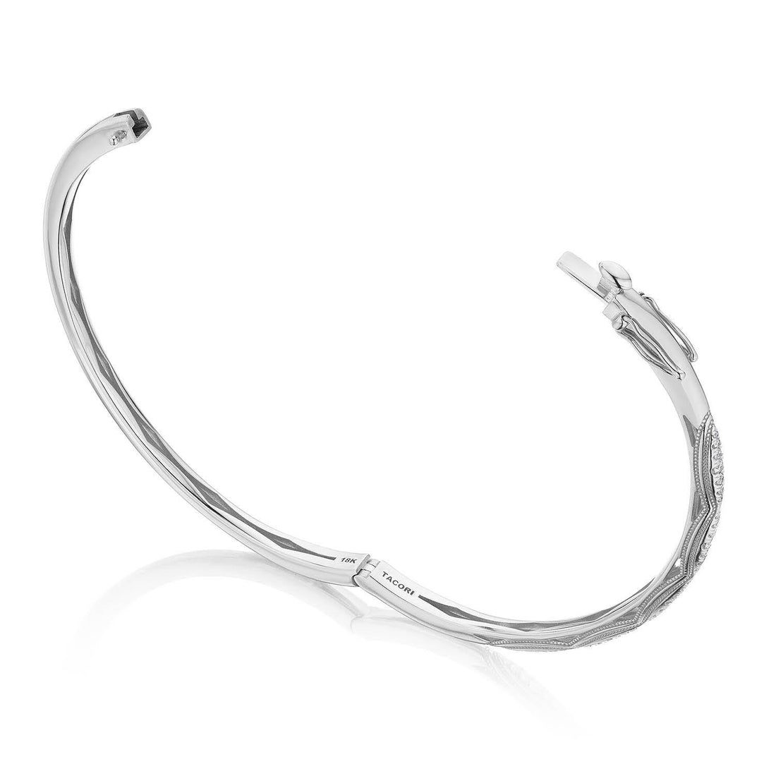 Bangle, Single Row Diamond, 3mm
