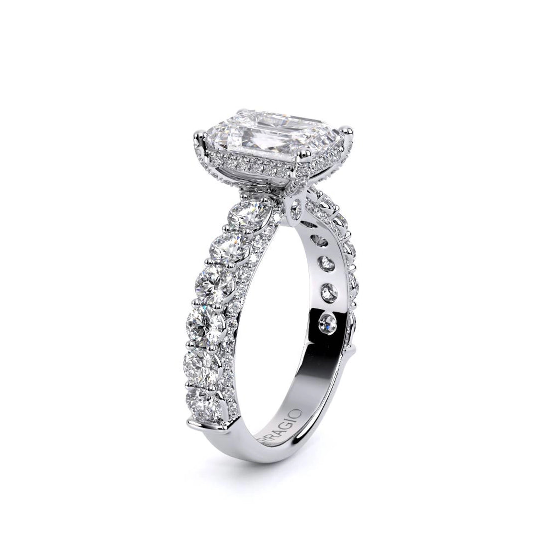 Couture-0489EM30-18K White Gold Emerald