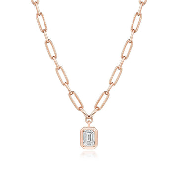 Petite Diamond Link Necklace - 1.54ct
