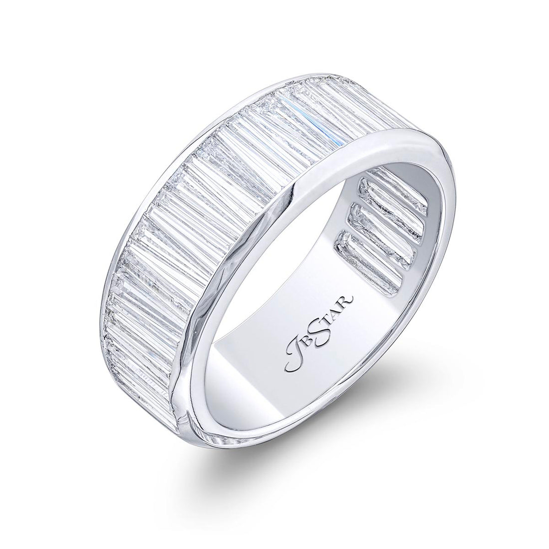 Elegance Elevated: Signature Channel Diamond Band