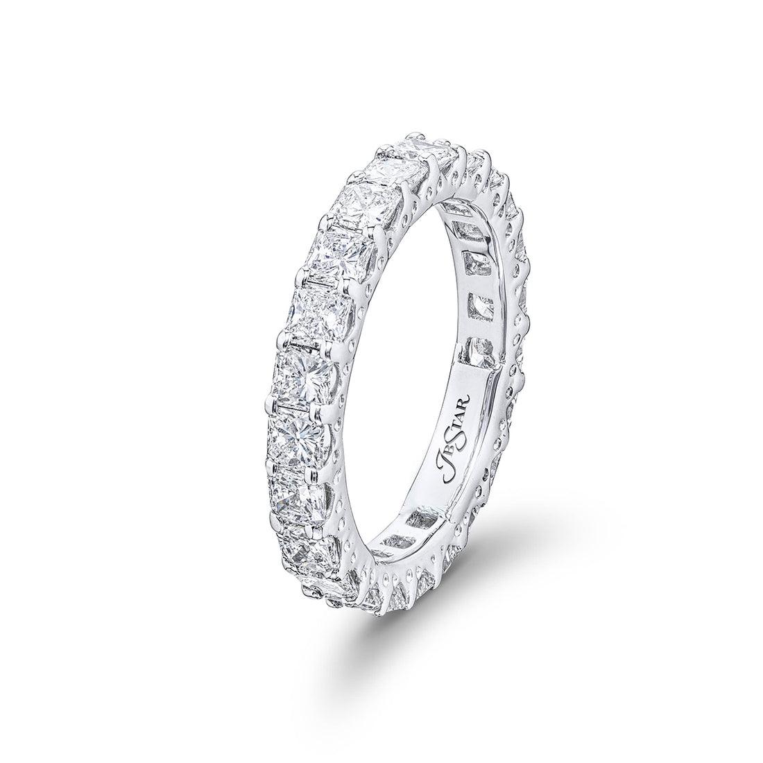 Diamond Eternity Band Radiant-Cut 2.71 ctw Shared Prong