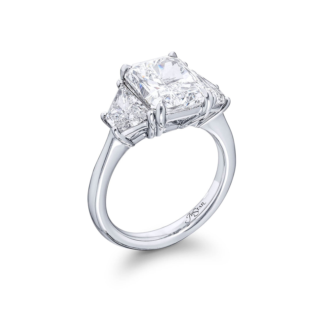 4.50 ct. Radiant-Cut Diamond Engagement Ring in Platinum
