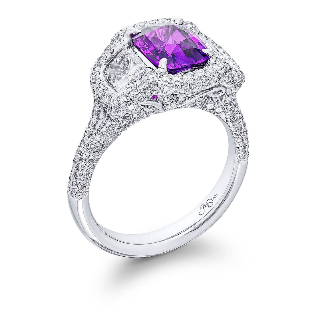 Sri Lankan Purple Sapphire Ring