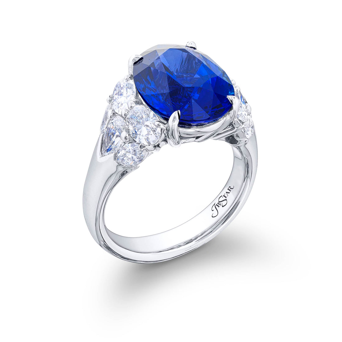 Sapphire And Diamond Ring