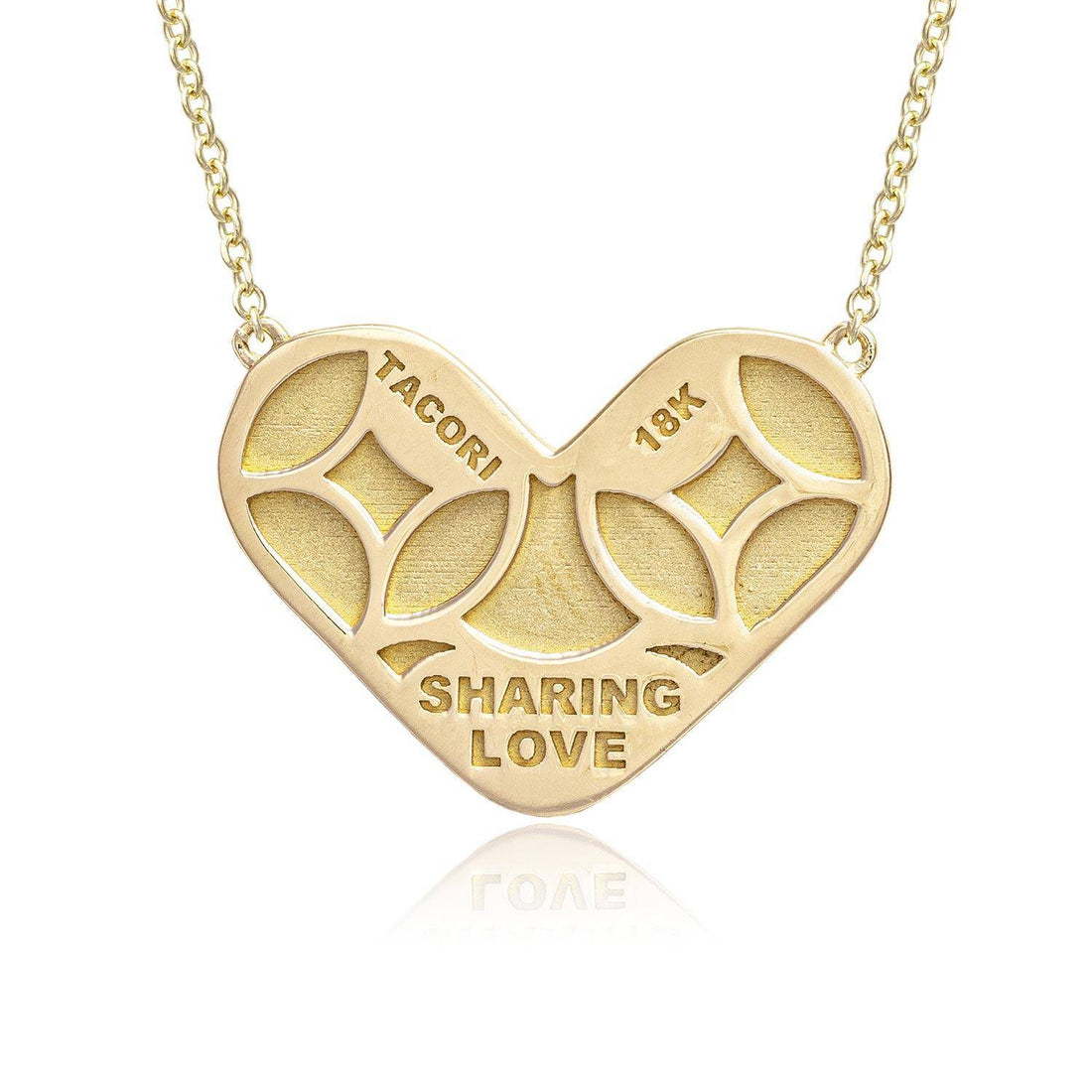 American Cancer Society Sharing Love Necklace in 18kt Yellow Gold - TACORI