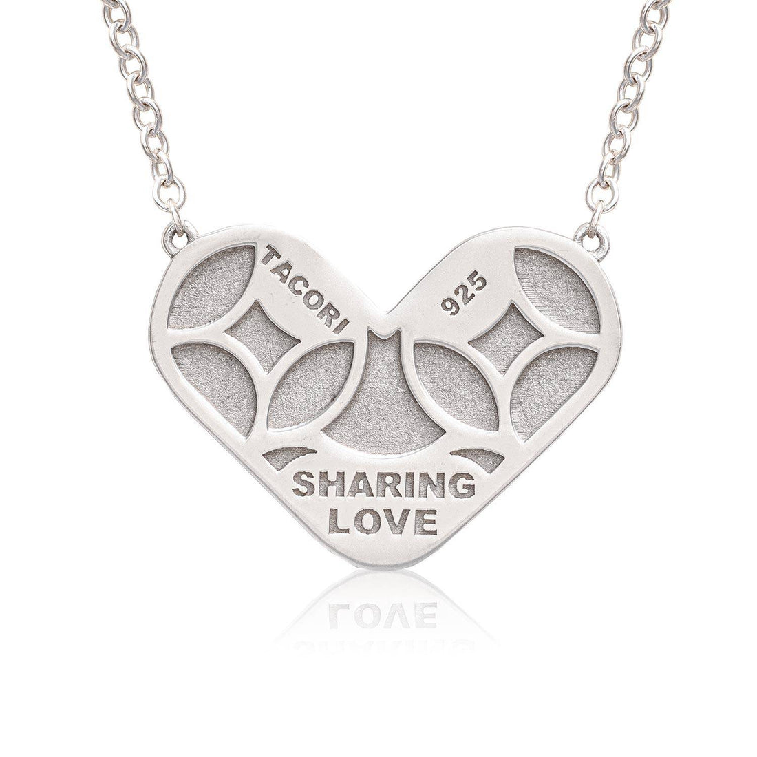 American Cancer Society Sharing Love Necklace in Silver - TACORI