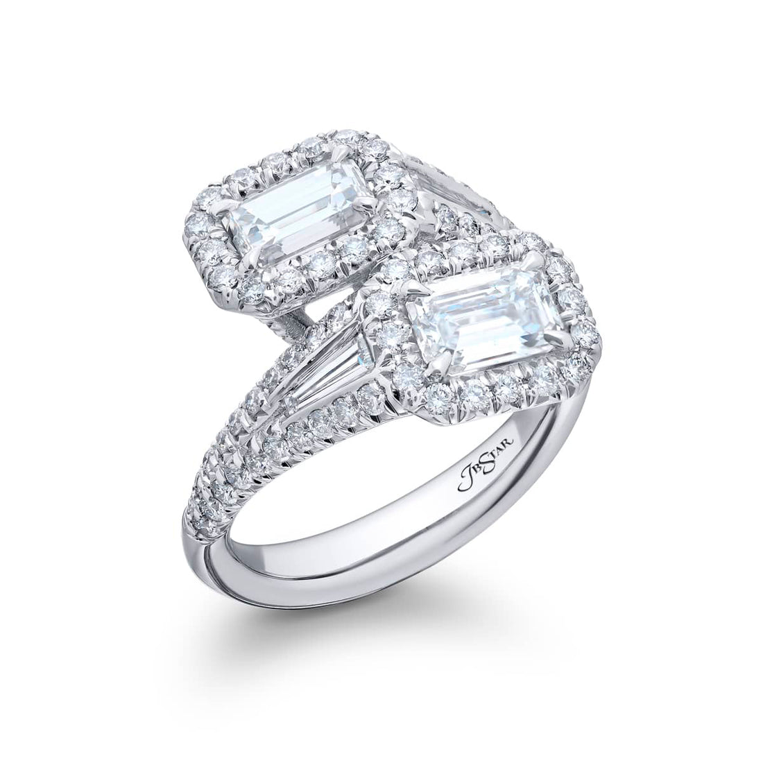 Twogether Diamond Micro Pave Ring