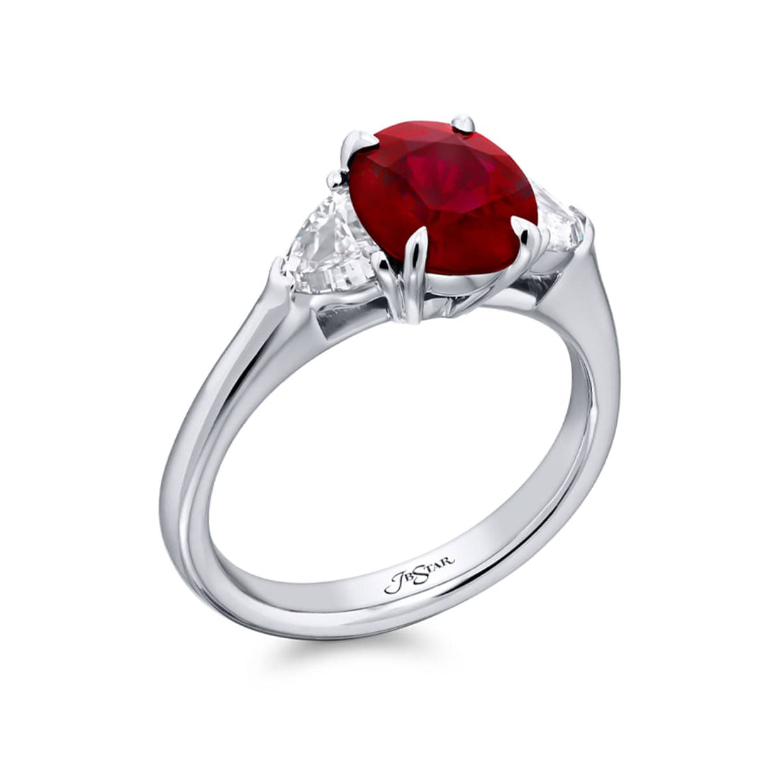 S Blood Ruby Ring