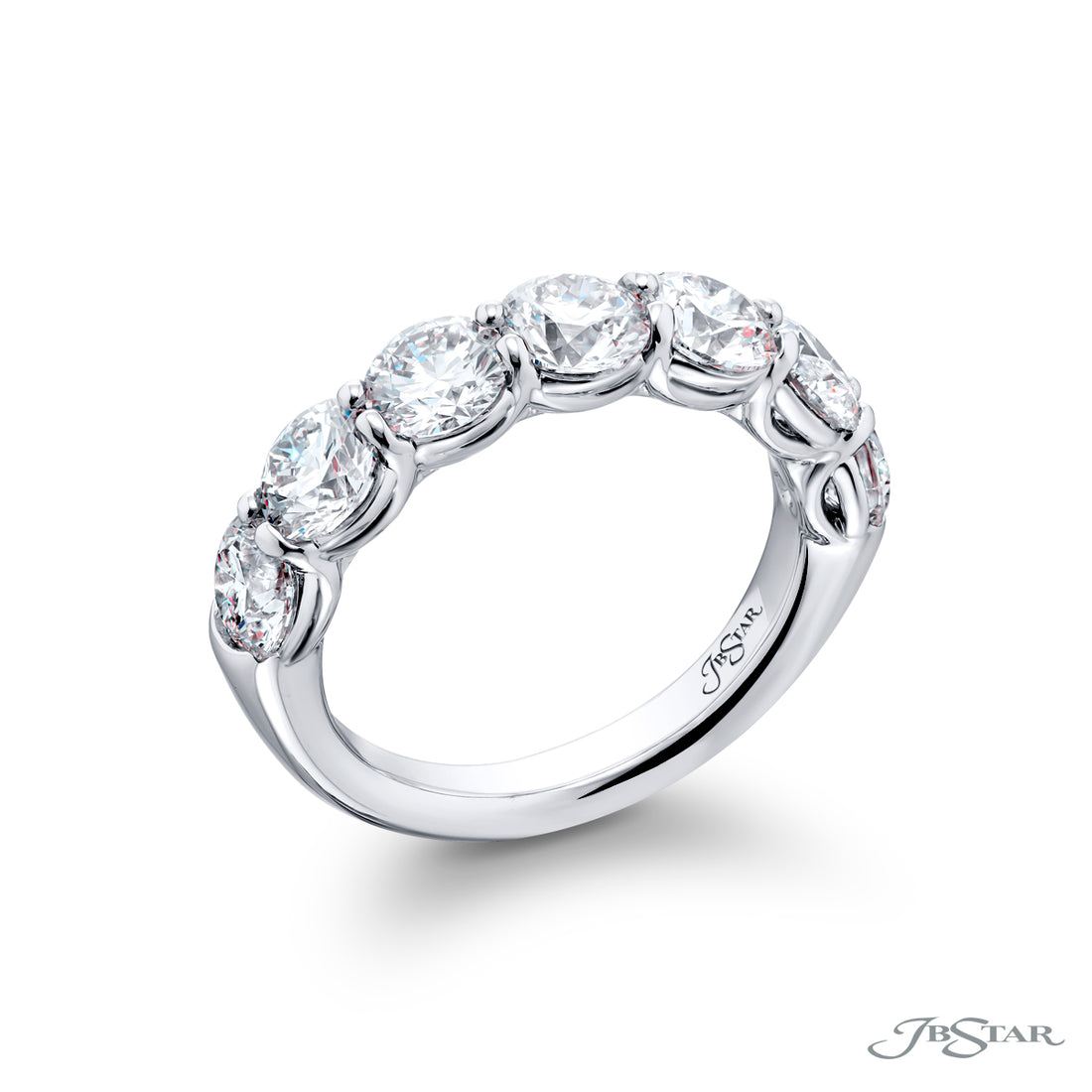 Platinum Round Diamond Certified Band