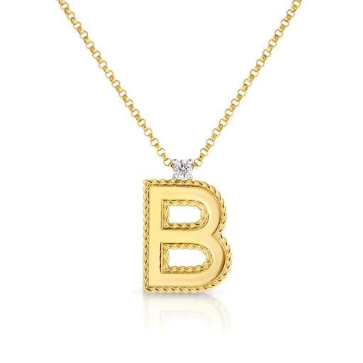 Princess Block Letter Necklace