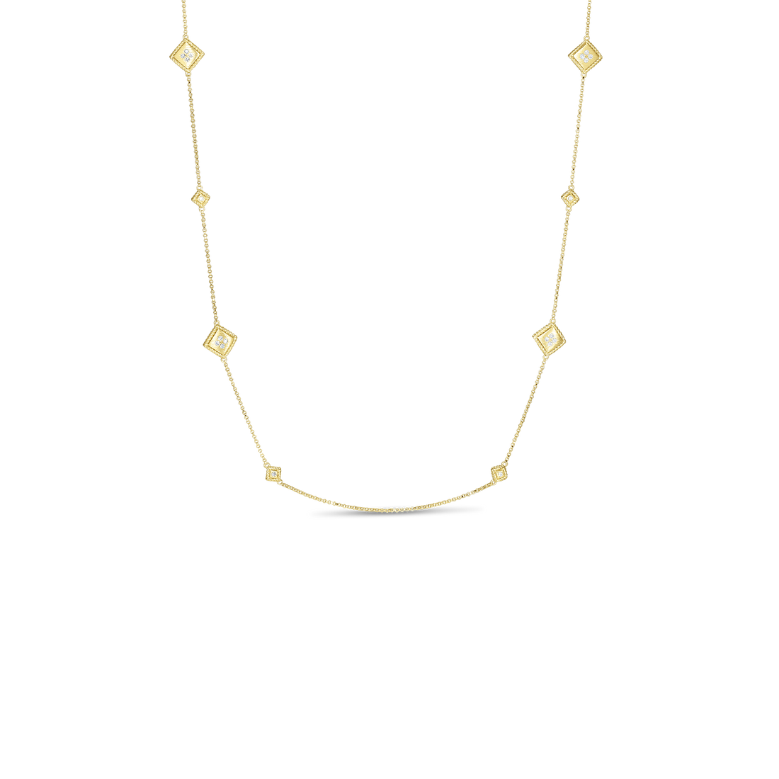 Palazzo Ducale Multi Diamond Station Satin Chain