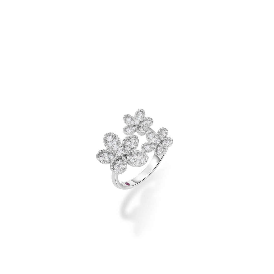 Jasmine Pavé Diamond Multi Flower Ring