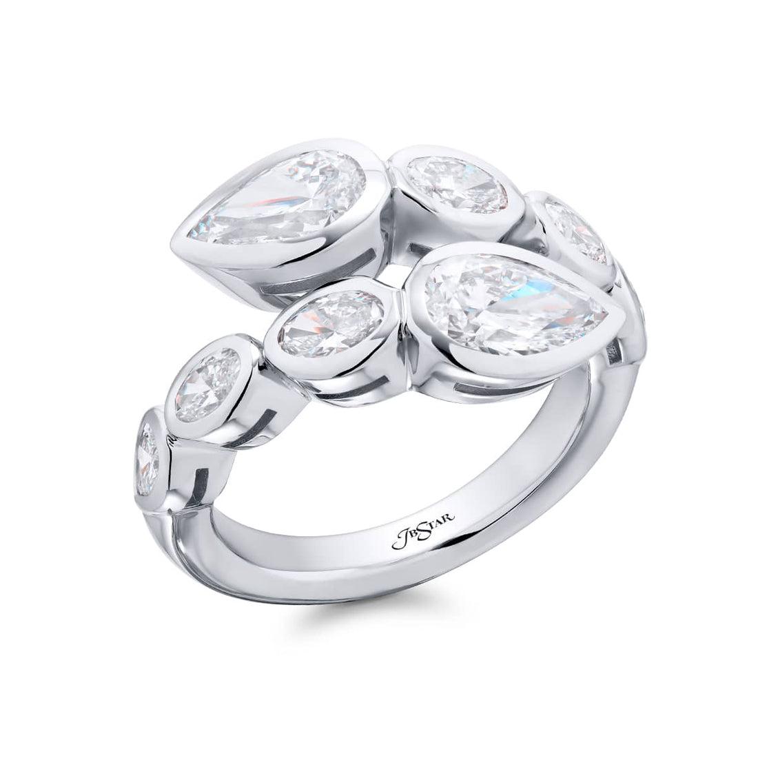 Bezel Twogether Diamond Ring