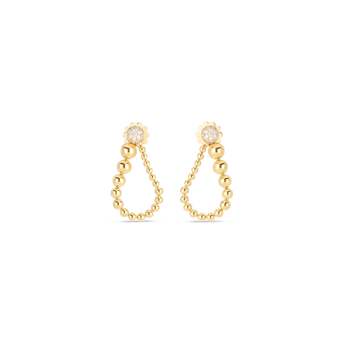 Princess Tassel Diamond Convertible Earrings