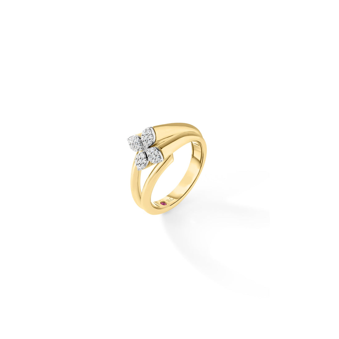 Love in Verona Diamond Flower Multi Band Ring