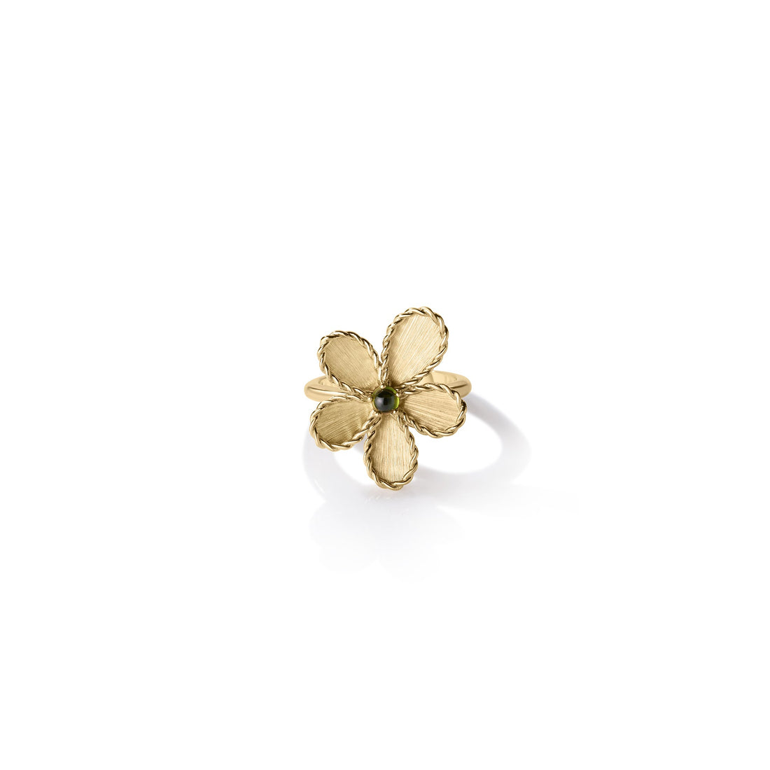 Jasmine Gemstone Flower Ring