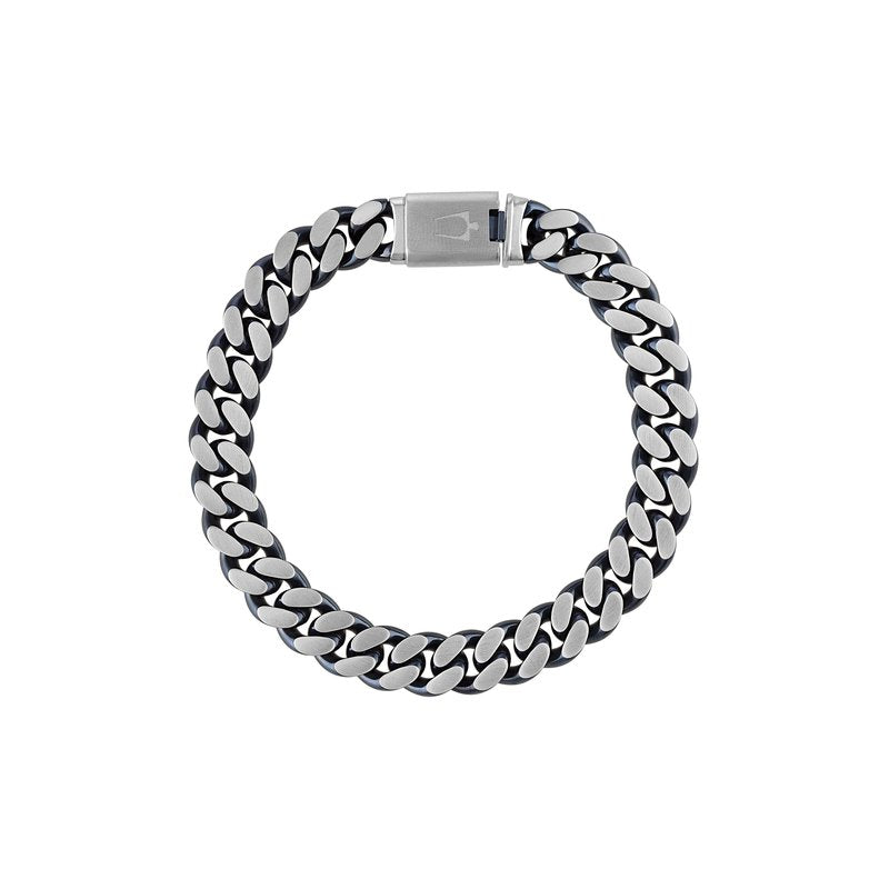 Bulova Stainless Steel Classic Jewelry Mens Bracelet