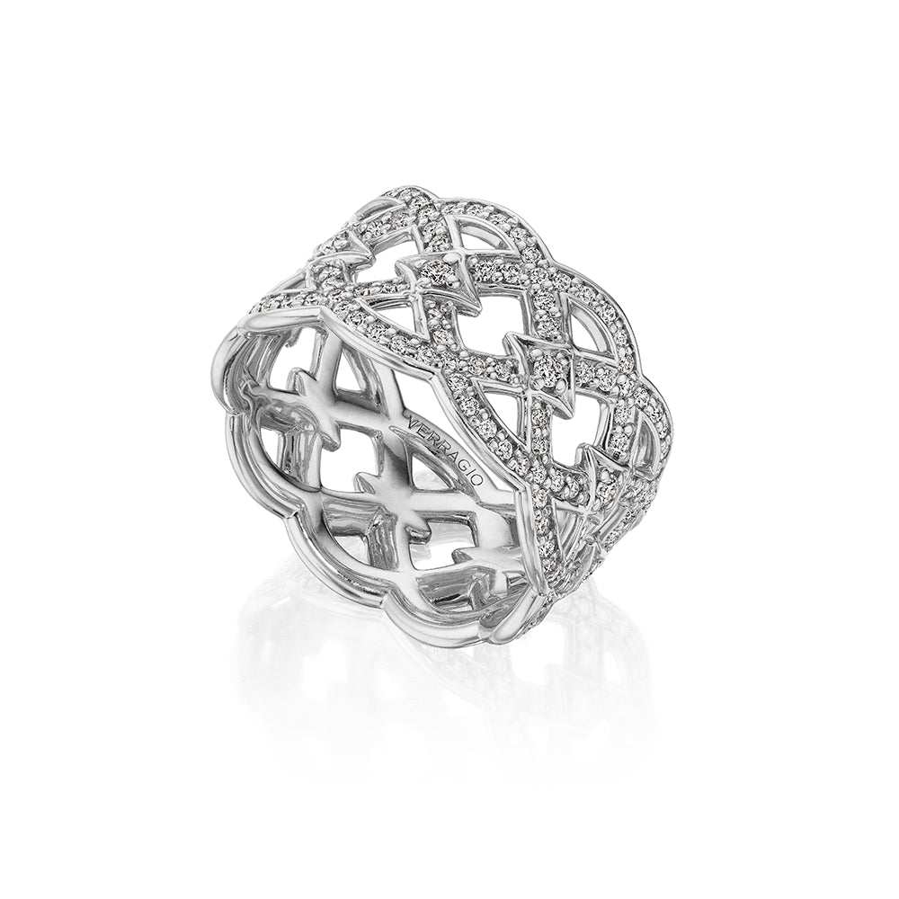 BELLE RING WITH DIAMONDS
